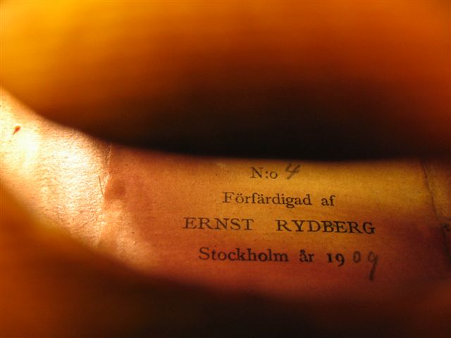 Ernst Rydberg, No4, Stockholm