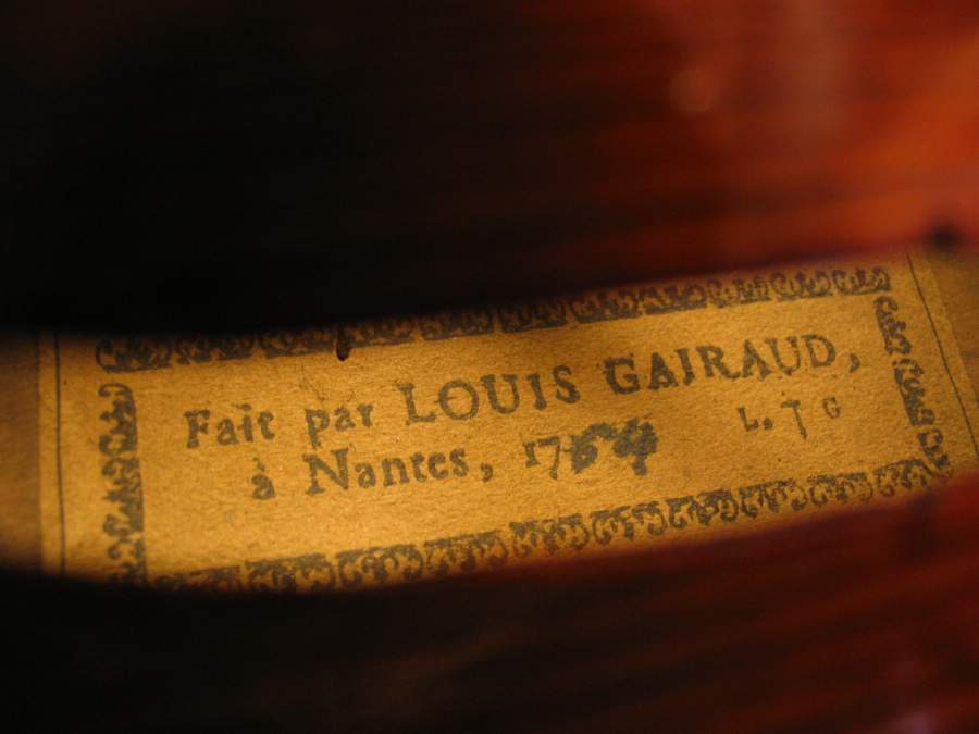 Louis Gairaud från Nantes, 1754